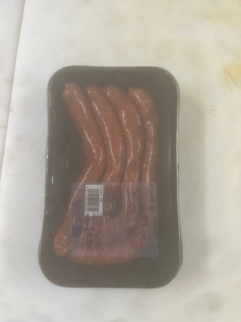 Merguez E.Leclerc : photo du produit rappelé le 16/07/2026