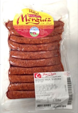 Merguez halal : photo du produit rappelé le 06/05/2024