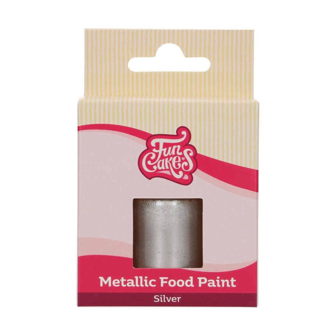 Metalic food paint silver Funcakes : photo du produit rappelé le 03/11/2022