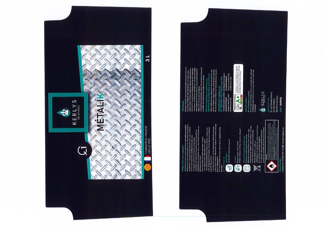 Metalik Kerlys : photo du produit rappelé le 25/03/2025