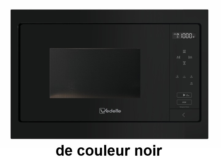 Micro-ondes encastrable Vedette : photo du produit rappelé le 26/09/2025