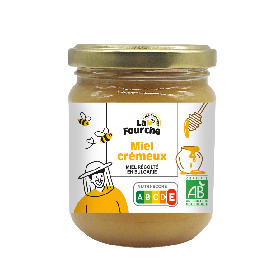 Miel crémeux origine bulgarie bio La Fourche : photo du produit rappelé le 10/10/2025