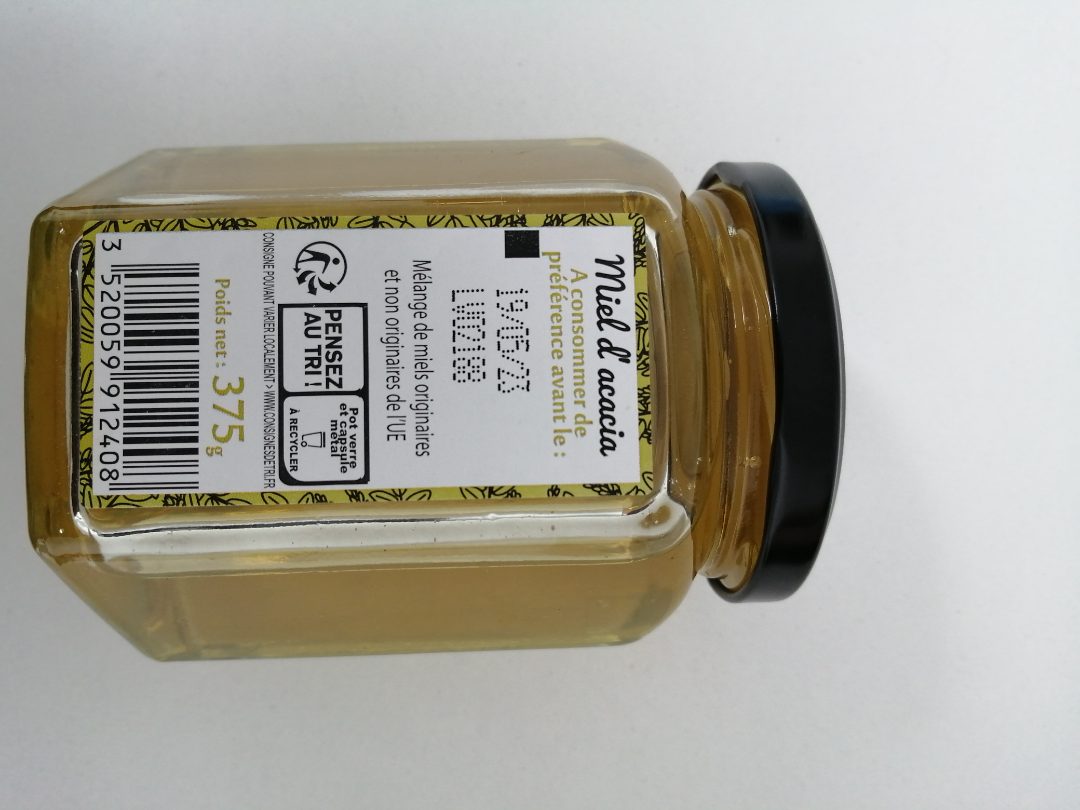 Miel d'acacia 375g Coté Miel : photo 2 sur 3 du produit rappelé le 19/08/2021