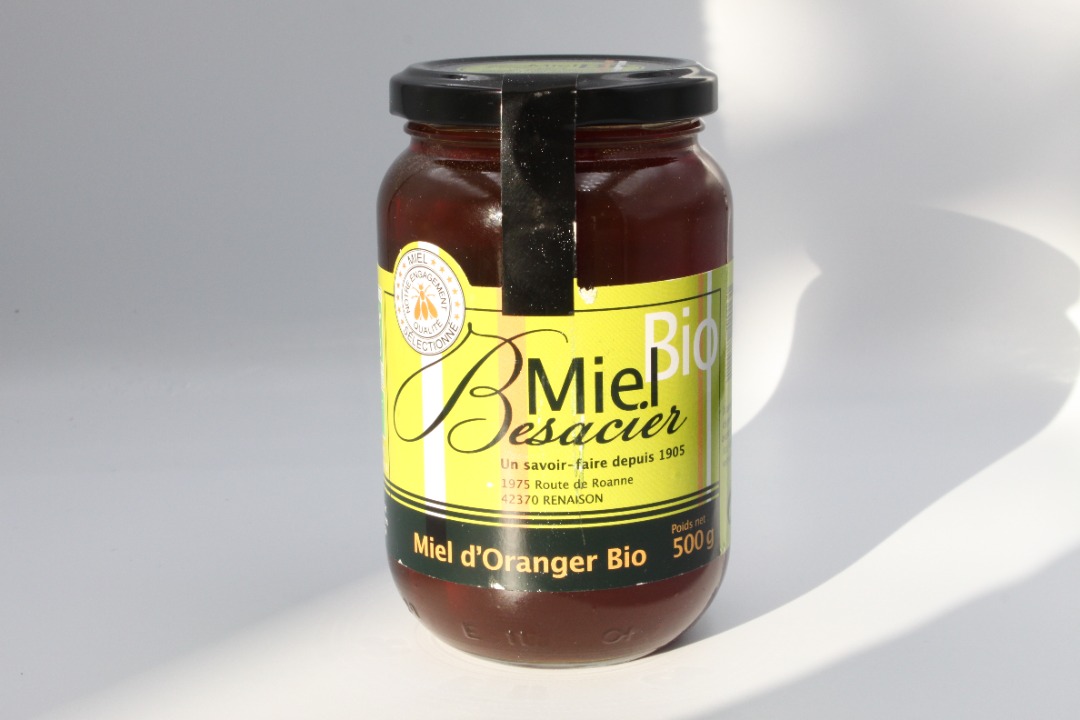 Miel d'oranger bio 500g : photo du produit rappelé le 29/04/2022