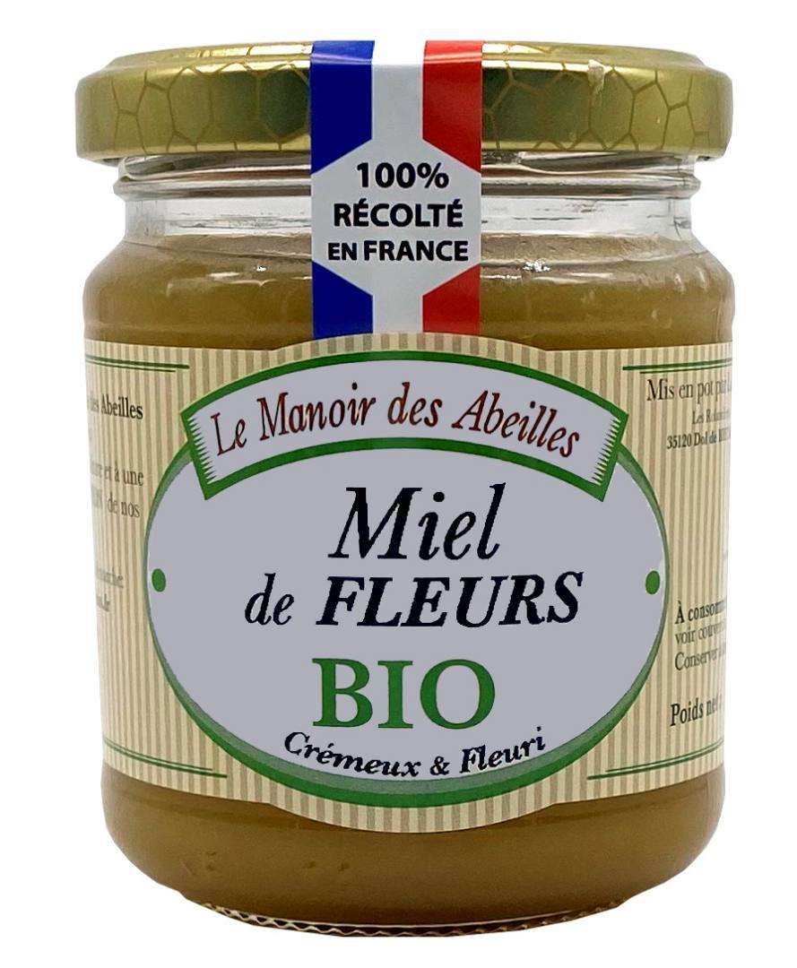 Miel de fleurs bio France Manoir des Abeilles : photo du produit rappelé le 12/09/2025