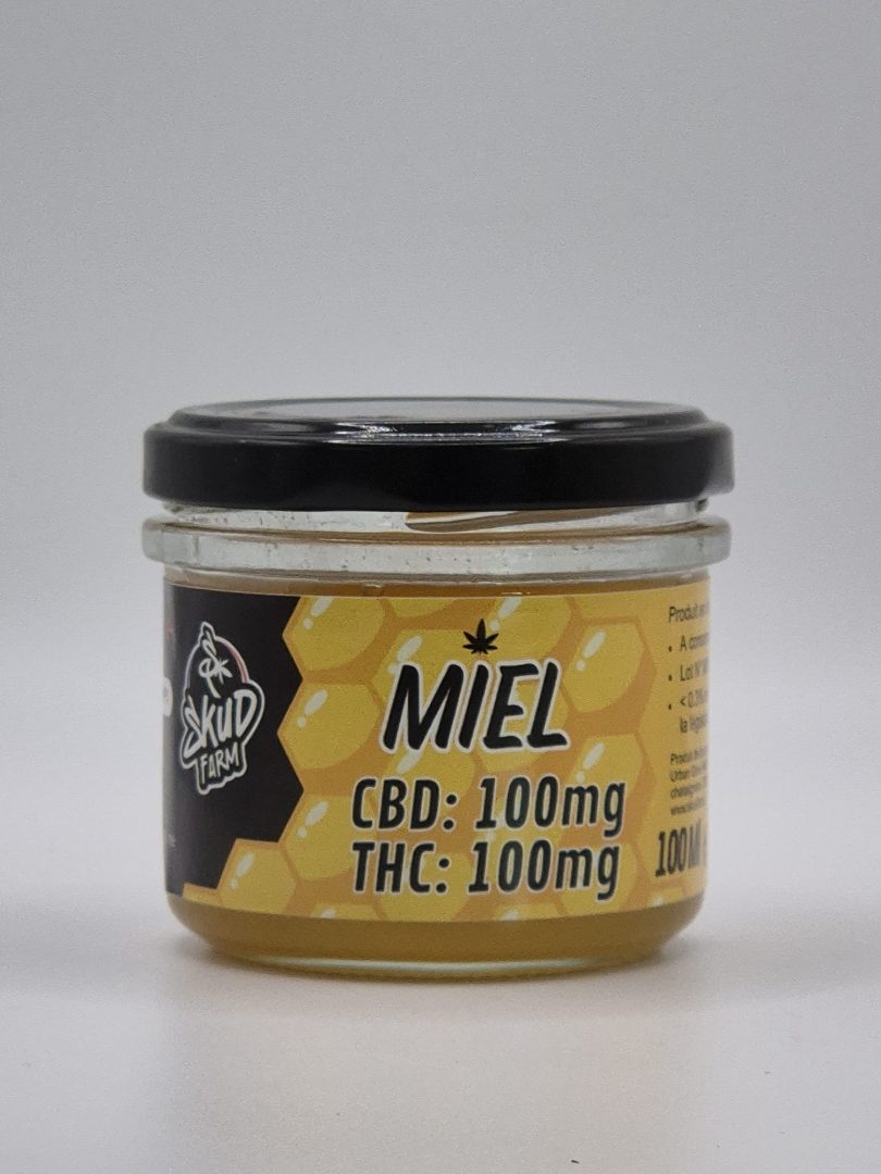 Miel infusé aux extraits de fleurs de chanvre 100ml - lot n°mi002 Skud Farm : photo du produit rappelé le 24/11/2025