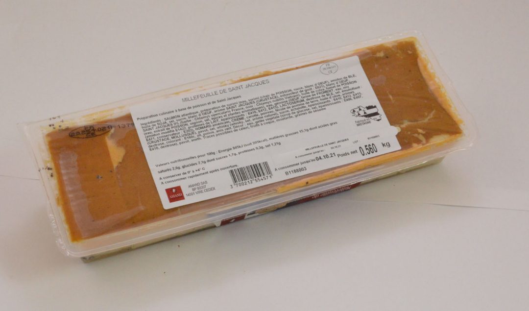 Millefeuille aux saint jacques Amand Traiteur : photo du produit rappelé le 30/07/2021