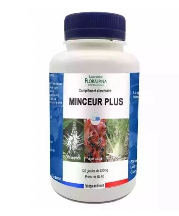 Minceur plus (m216) Laboratoire Floralpina : photo du produit rappelé le 31/10/2023