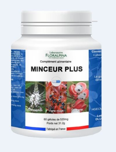 Minceur plus (m216) Laboratoire Floralpina : photo 3 sur 3 du produit rappelé le 31/10/2023