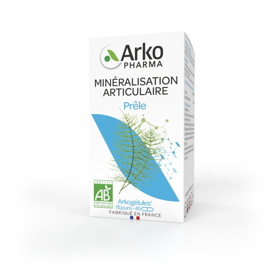 Mineralisation articulaire prêle Arkopharma : photo du produit rappelé le 07/12/2023