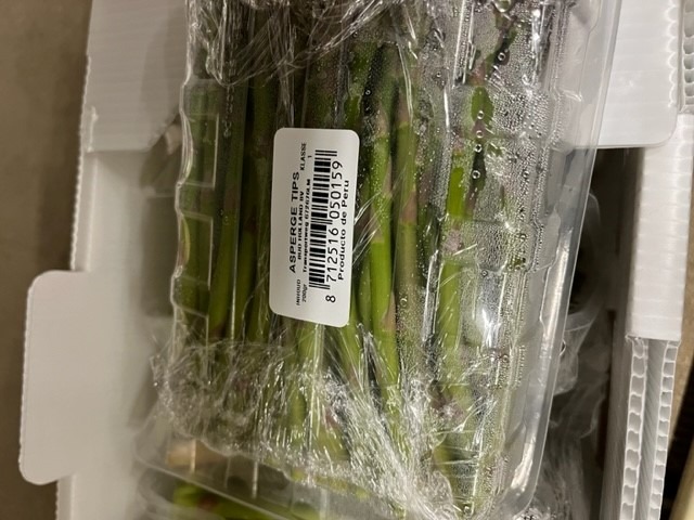 Mini asperges vertes origine pérou Combilo (fournisseur) : photo du produit rappelé le 21/11/2022