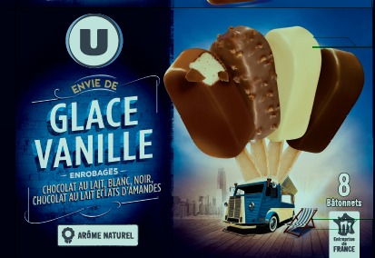 Mini-bâtonnets envie de chocolat u Marque U : photo du produit rappelé le 02/02/2022