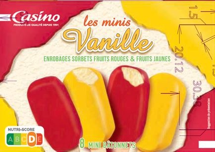 Mini bâtonnets x8 – Casino : photo 2 sur 2 du produit rappelé le 30/07/2021