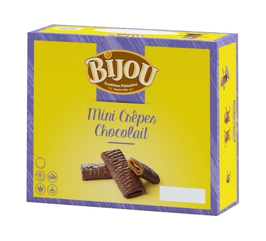 Mini crêpes chocolait Bijou : photo du produit rappelé le 22/06/2022