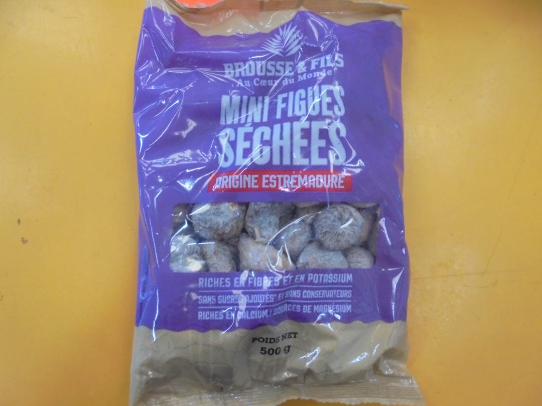 Mini figues séchées enfarinées Brousse et Fils au Cœur du Monde : photo du produit rappelé le 03/07/2026