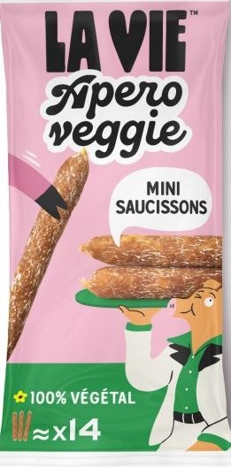 Mini saucissons 100% veg 75g La Vie : photo du produit rappelé le 13/10/2025