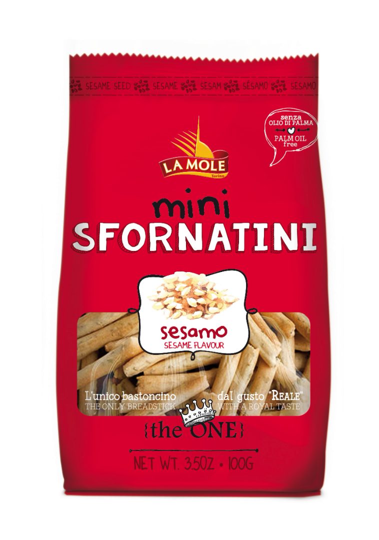 Mini sfornatini sesame 100gr La Mole : photo du produit rappelé le 30/04/2021