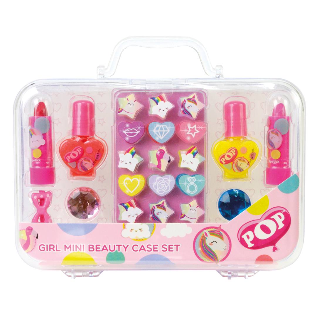 Mini valisette maquillage pop girl (mini beauty case set) : photo du produit rappelé le 16/05/2024
