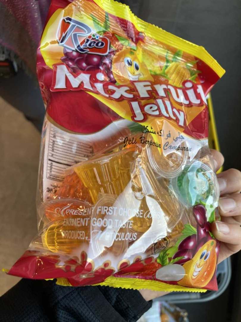 Mix fruit jelly cup Marque Rico : photo du produit rappelé le 01/12/2025