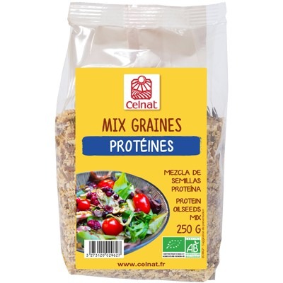 Mix graines protéines Celnat : photo du produit rappelé le 27/10/2023