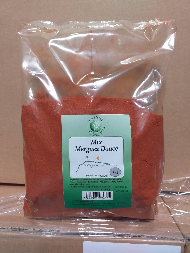 Mix merguez douce Saisse et Fils : photo du produit rappelé le 23/07/2021