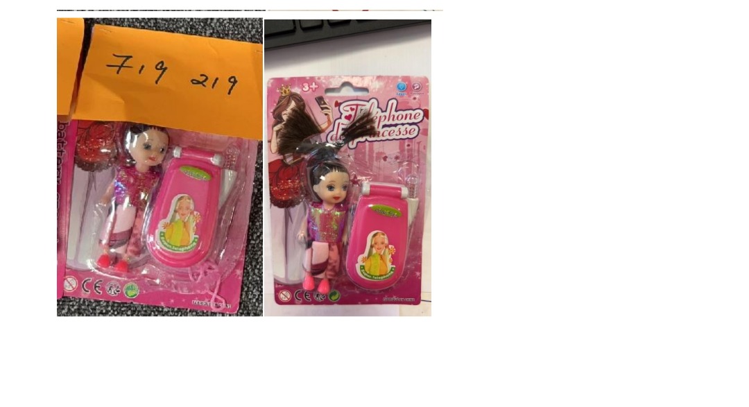 Mobile phone Benign Girl - Telephone Princesse : photo 3 sur 5 du produit rappelé le 08/01/2024
