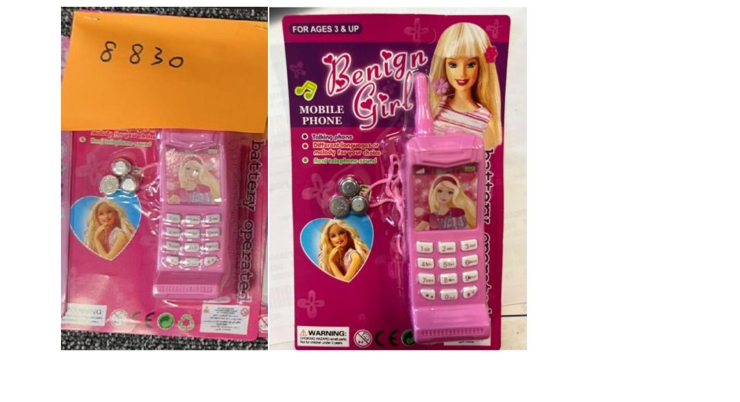 Mobile phone Benign Girl - Telephone Princesse : photo 4 sur 5 du produit rappelé le 08/01/2024