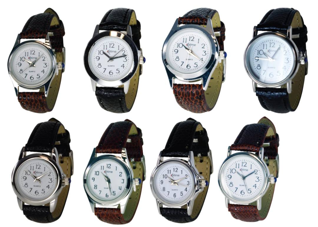 Montre classique cuir homme & femme Katime : photo 2 sur 4 du produit rappelé le 23/07/2021