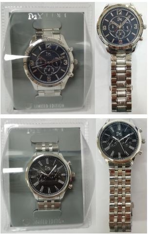Montre pour homme avec bracelet en métal My Time : photo du produit rappelé le 21/05/2025