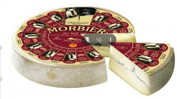 Morbier AOP lait cru 30% mg 45 jours jean perrin : photo du produit rappelé le 24/01/2025