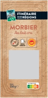 Morbier AOP lait cru Itineraire de Nos Regions : photo du produit rappelé le 29/01/2025