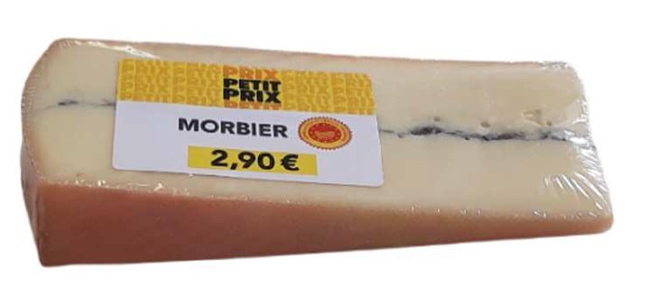 Morbier AOP Petit Prix : photo du produit rappelé le 29/01/2025