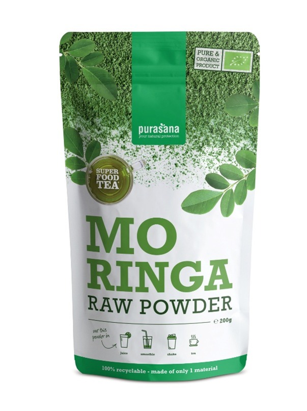 Moringa poudre 200 g Purasana : photo du produit rappelé le 05/05/2026