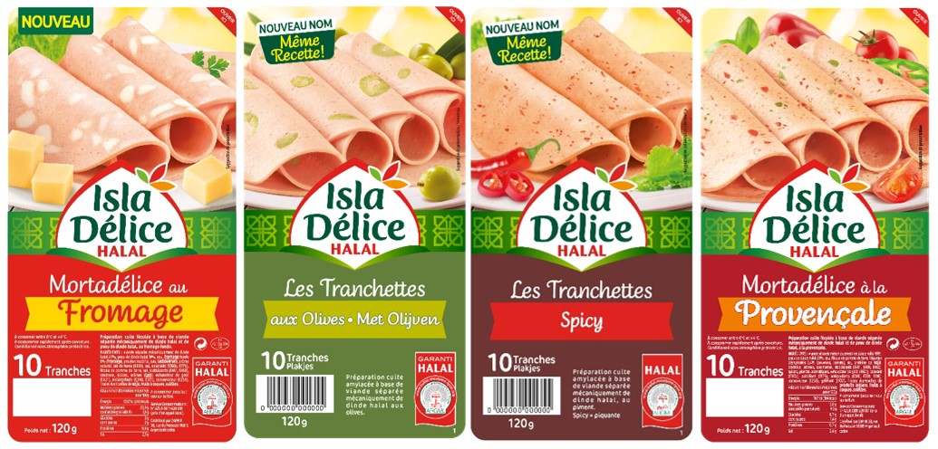 Mortadelice / tranchettes Isla Delice : photo du produit rappelé le 19/12/2023