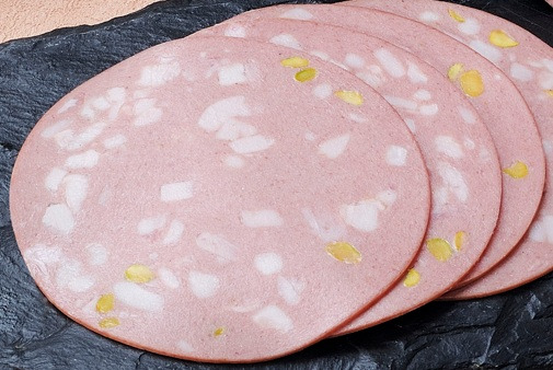 Mortadelle pur porc pistachee : photo du produit rappelé le 16/09/2025