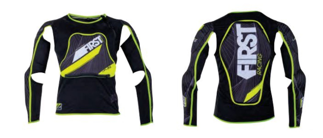 Motocross gilet de protection First Racing : photo du produit rappelé le 01/12/2021