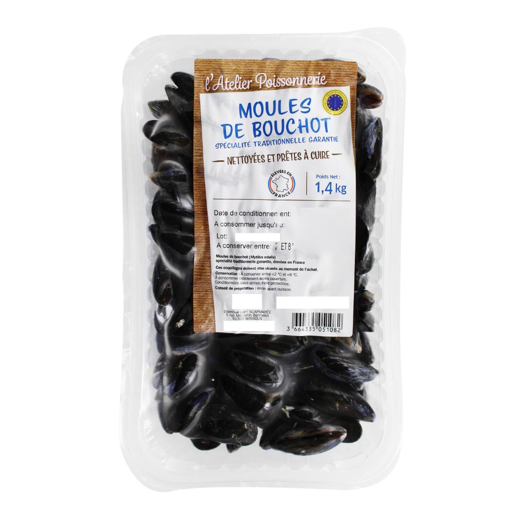 Moule bouchot STG 1.4kg L'Atelier Poissonnerie : photo du produit rappelé le 04/09/2024