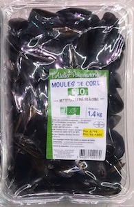 Moule corde bio élevées en France L'Atelier Poissonnerie : photo du produit rappelé le 28/04/2021