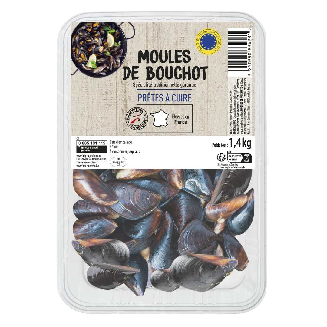 Moules de bouchot Producteurs & Commerçants : photo du produit rappelé le 06/01/2023