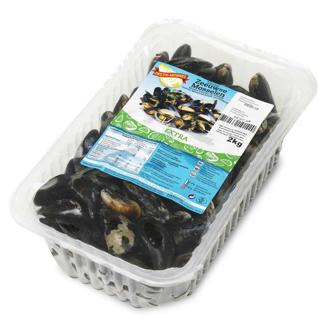 Moules de hollande - 2kg Delta Mossel : photo du produit rappelé le 21/10/2023