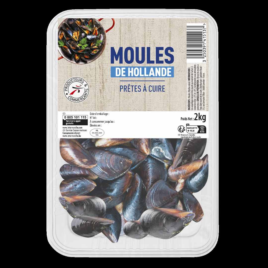Moules de hollande Producteurs & Commerçants : photo du produit rappelé le 23/10/2023