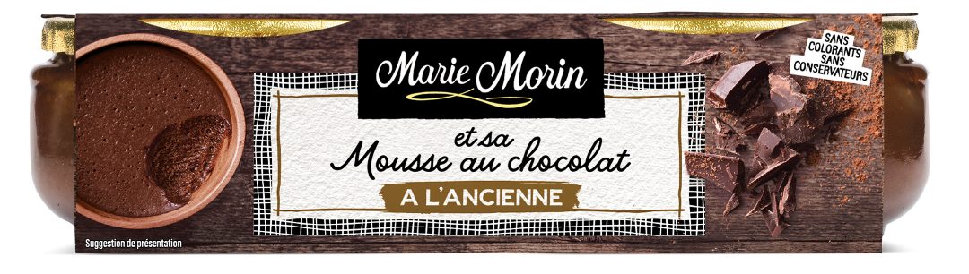 Mousse au chocolat a l'ancienne 100g et mousse au chocolat Marie Morin : photo 2 sur 2 du produit rappelé le 27/05/2025
