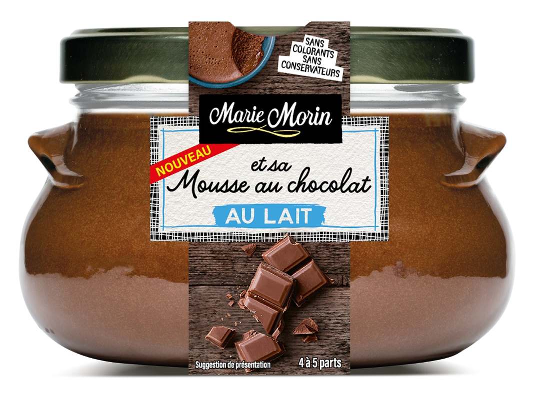 Mousse chocolat 400g Marie Morin : photo 2 sur 2 du produit rappelé le 05/05/2025