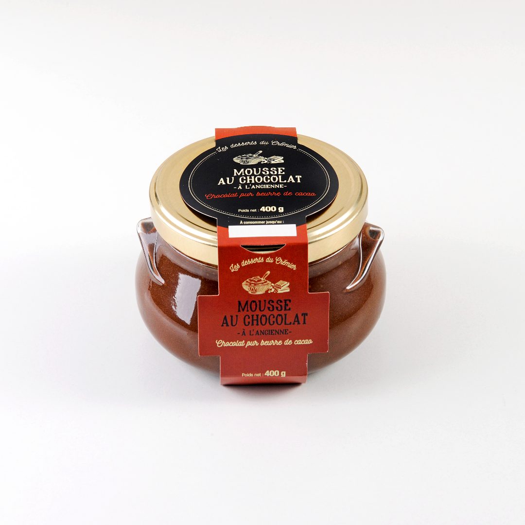 Mousse chocolat a l'ancienne 400g Les Desserts du Crémier : photo du produit rappelé le 29/04/2025
