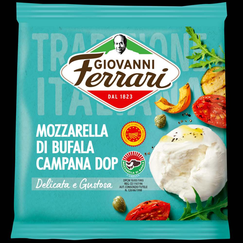 Mozzarella di bufala campana dop Giovanni Ferrari : photo du produit rappelé le 07/07/2022