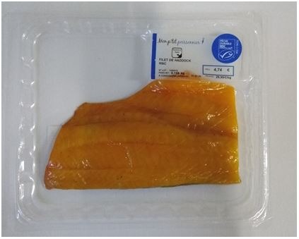 Msc filet haddock Mon P'tit Poissonnier : photo du produit rappelé le 13/02/2024