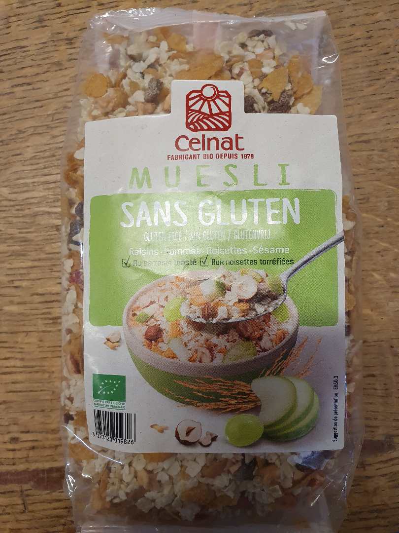Muesli montagnard Celnat : photo du produit rappelé le 07/04/2021