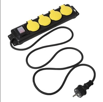 Multiprise 4 fiches ip44 164719/fpyx-k-4n (hongyi) Smart System : photo 2 sur 2 du produit rappelé le 18/12/2023