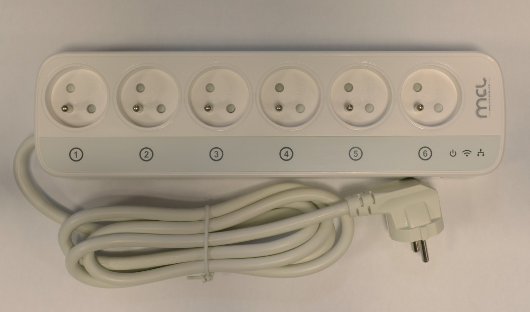 Multiprise connectée wifi 6 sorties - 1.80m MCL : photo 4 sur 4 du produit rappelé le 01/07/2021