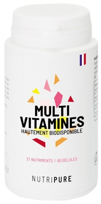 Multivitamines Nutripure : photo du produit rappelé le 07/07/2023